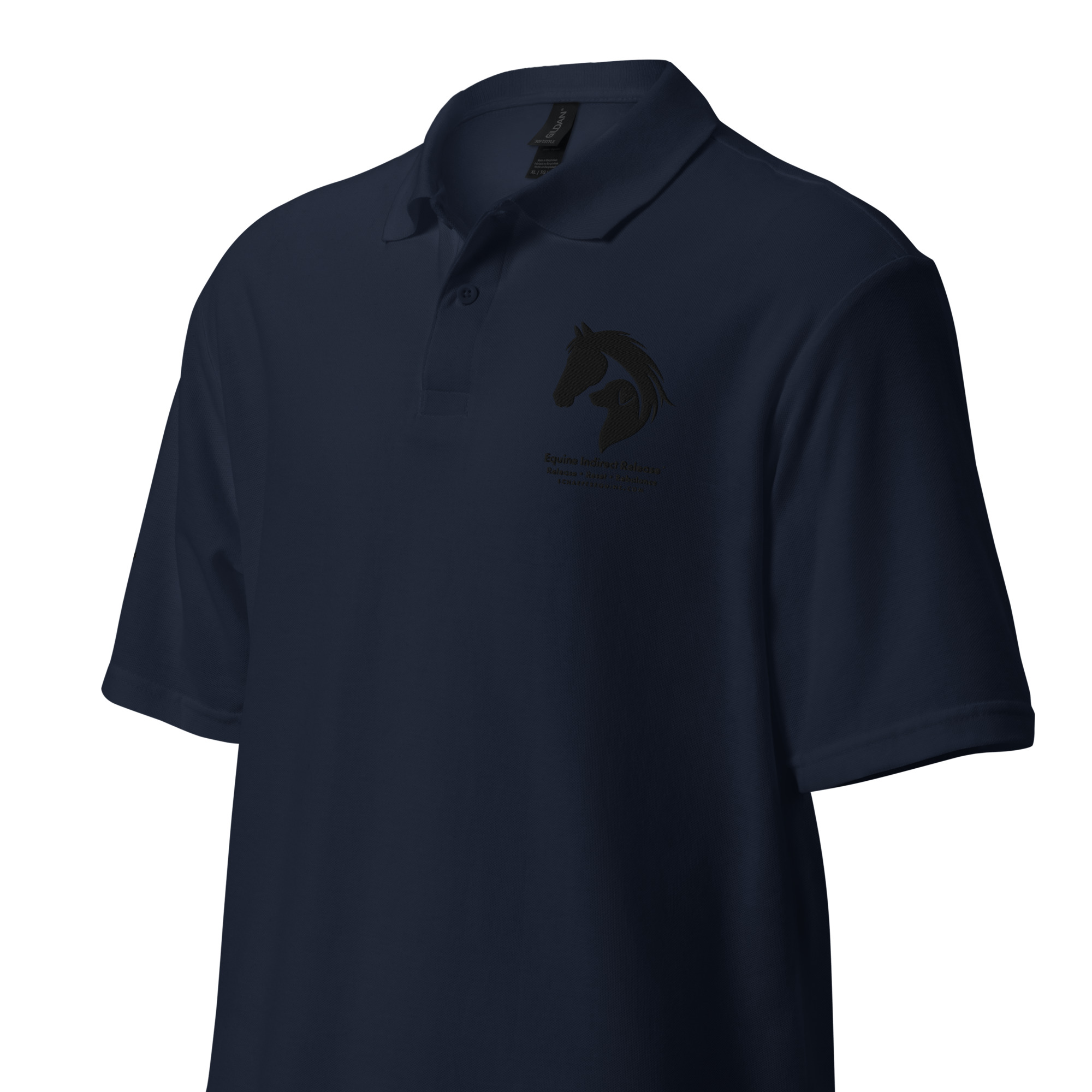 Women's polo shirt | Equine Indirect Release® & Schaefer Equine - Image 8