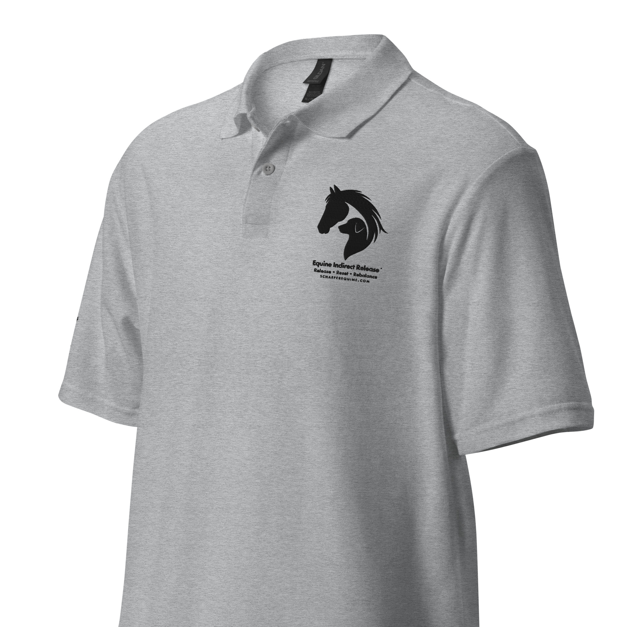 Women's polo shirt | Equine Indirect Release® & Schaefer Equine - Image 9