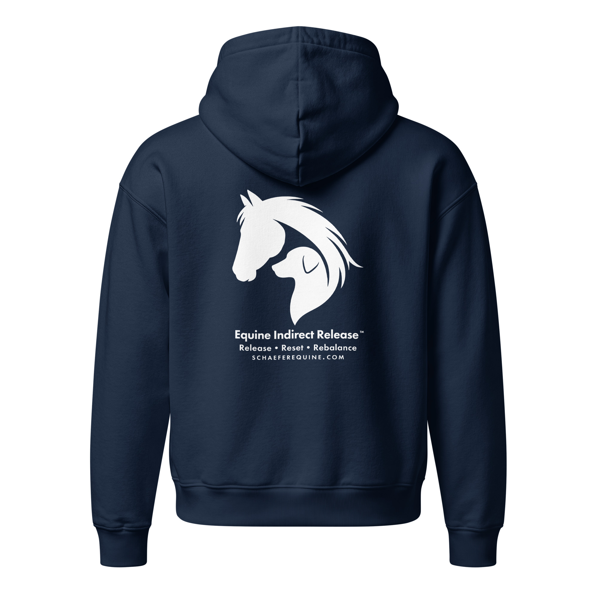 Schaefer Equine & EIR Relaxed Hooded Sweatshirt - Image 2
