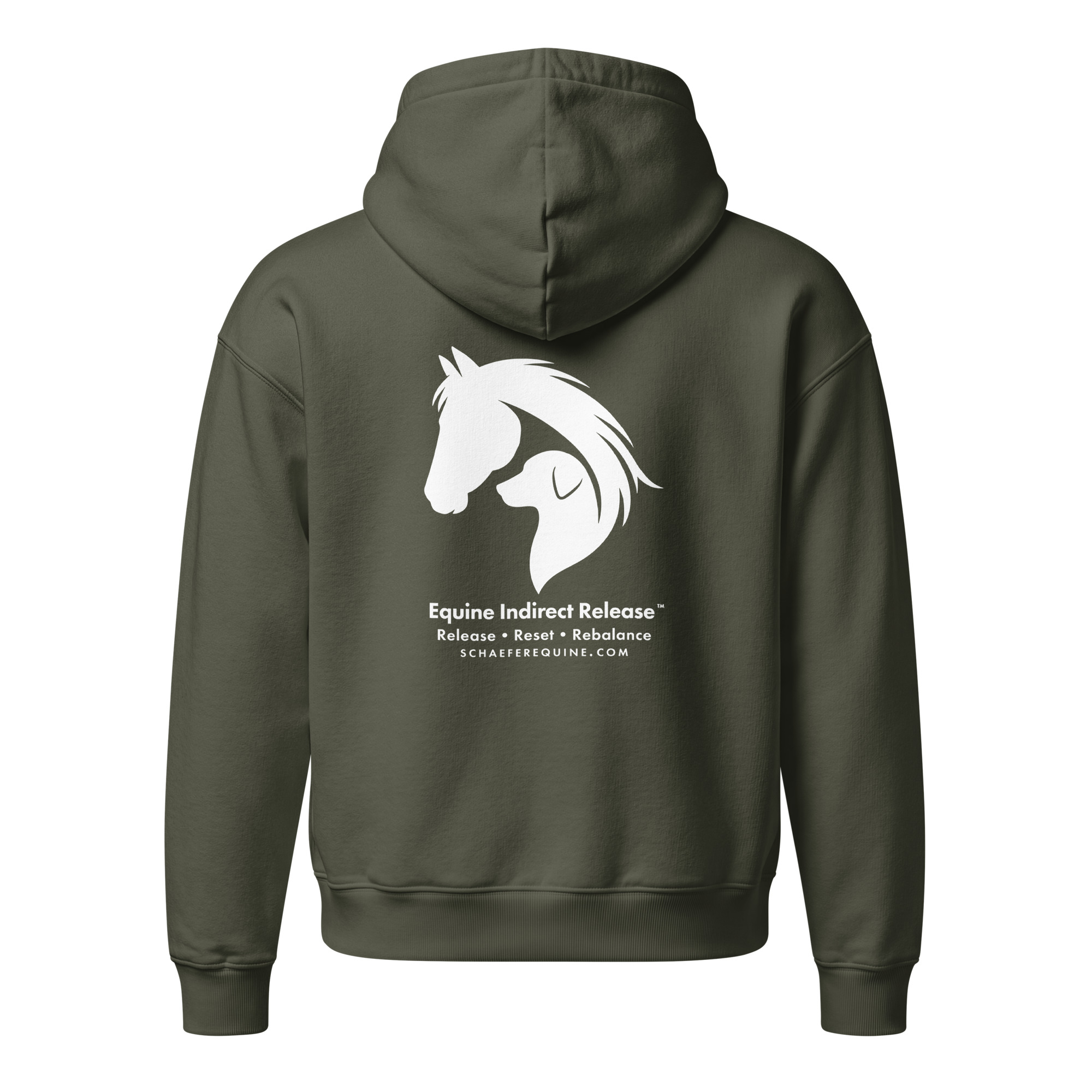 Schaefer Equine & EIR Relaxed Hooded Sweatshirt - Image 3