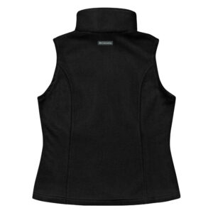 Women's Columbia Fleece Vest | Schaefer Equine Logo